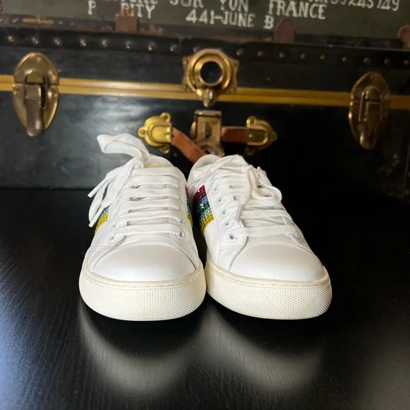 Marc Jacobs Empire Strass Lace Up Sneakers - Picture 6 of 14